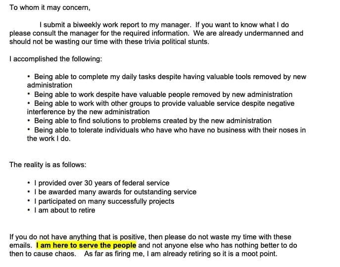 Federal Workers Push Back After Musk's 'Five Things' Email — OPM Records Reveal Frustration and Detailed Logs