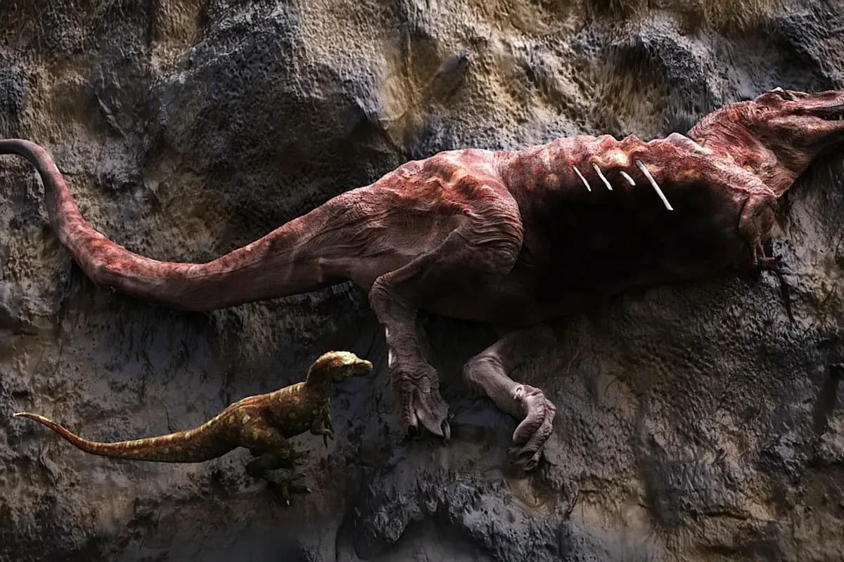 Tyrannosaur Fossil Reveals Dark Secret: Smaller Relatives Scavenged Larger Kin