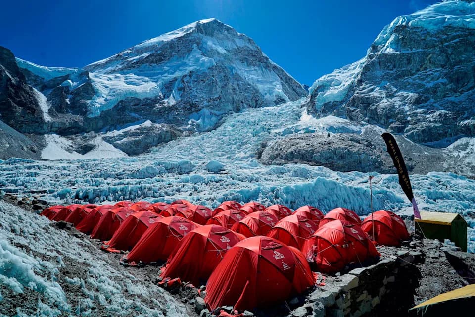 Mount Everest Season Opens Late as Huge, Unstable Serac Looms Over Icefall