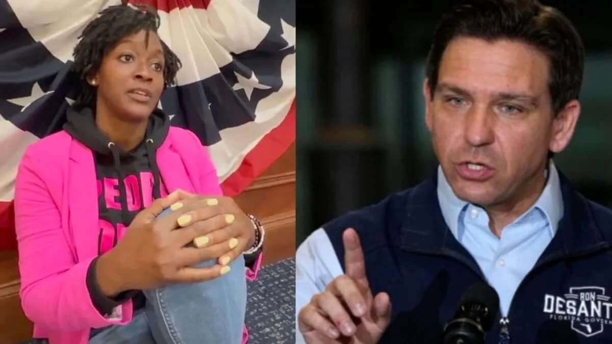 DeSantis Retweets Post Calling Black Lawmaker ‘Ghetto’ After Her Arrest at Capitol Sit-In