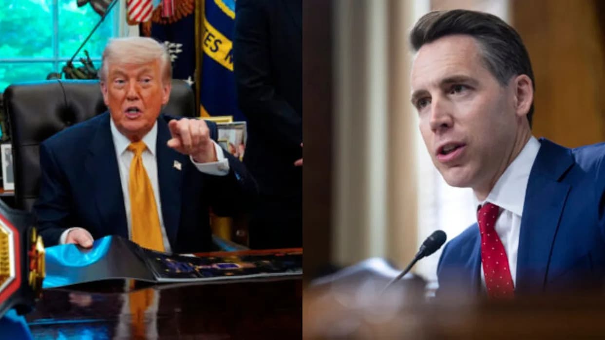 Trump’s Public Attack On Sen. Josh Hawley Revisited As His Own Stock Trades Face Scrutiny