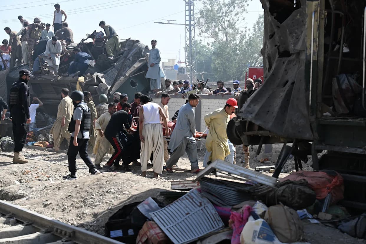 Deadly Bomb Blast in Quetta: 20+ Killed, Dozens Injured as Train Carriages Overturn