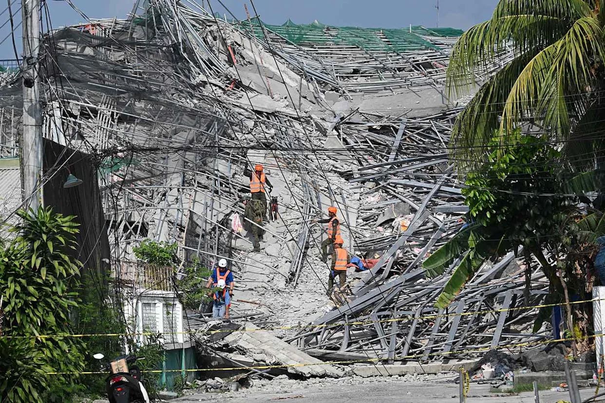 Nine-Story Building Collapse in Pampanga: At Least Four Dead, 17 Missing as Rescue Shifts to Recovery