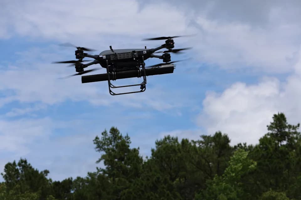 Industry Arms Army Resupply Drone: TRV 150 Fired Three APKWS Rockets in Fort Rucker Test