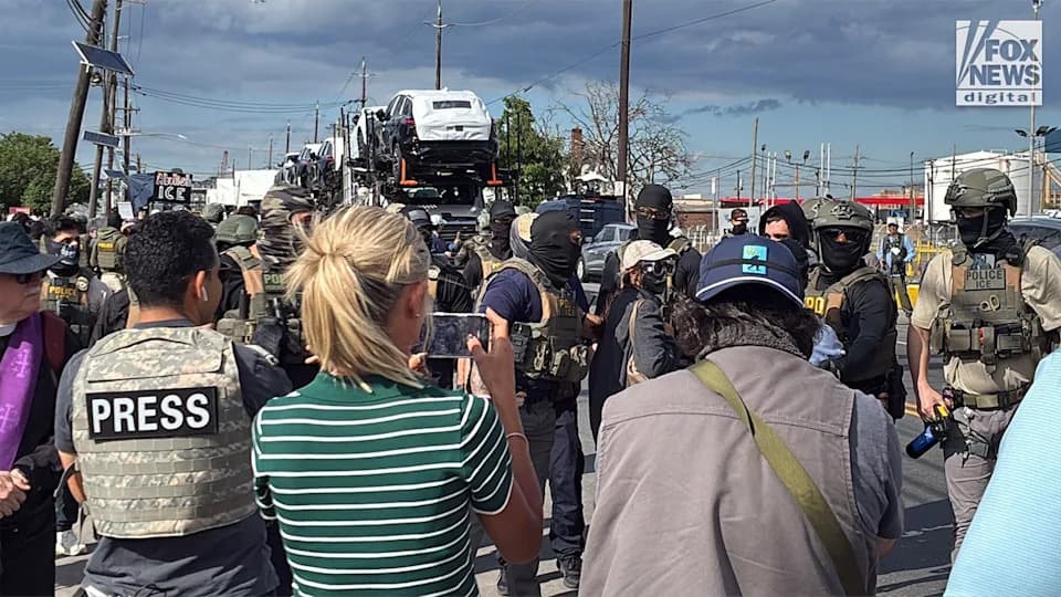 Tensions Flare at Delaney Hall: Protesters and Federal Agents Clash in Newark