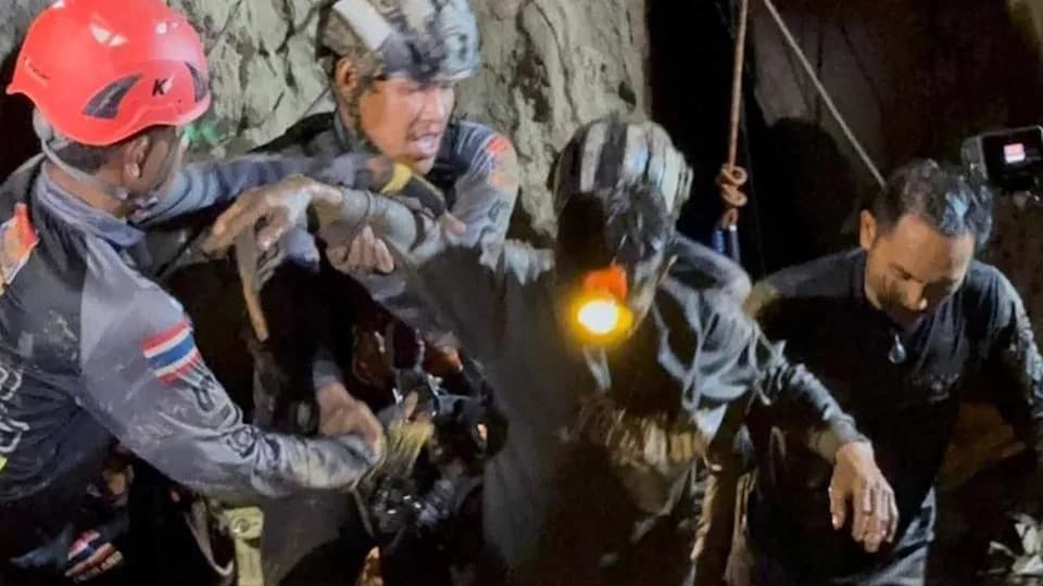 First Of Five Men Found Alive In Flooded Laos Cave Rescued Amid International Rescue Effort