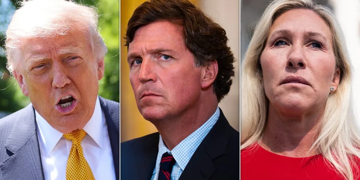 Trump Taunts Tucker Carlson and Other MAGA Critics With Spiteful AI Images on Truth Social