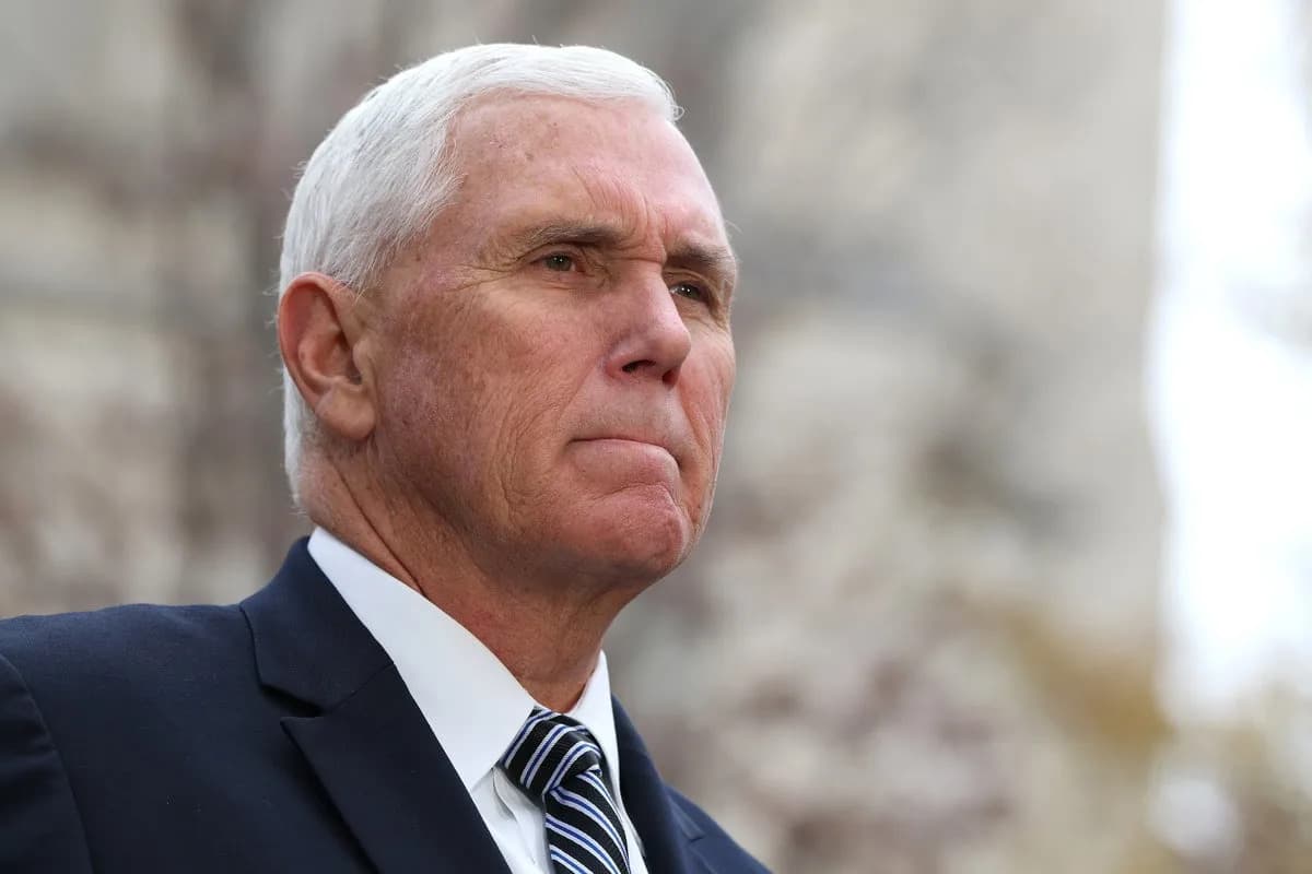 Mike Pence Calls Trump's $1.8 Billion 'Anti‑Weaponization' Fund 'Deeply Offensive' Over Potential Payments To Jan. 6 Defendants