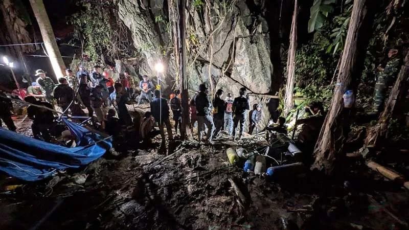 New Cave Entrance Renewed Hope in Laos Search for Two Missing Miners