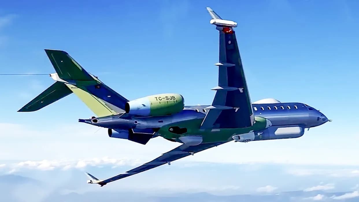 Turkey’s HAVA SOJ Electronic‑Warfare Jet Surfaces in Clearer Footage, Nears Operational Tests