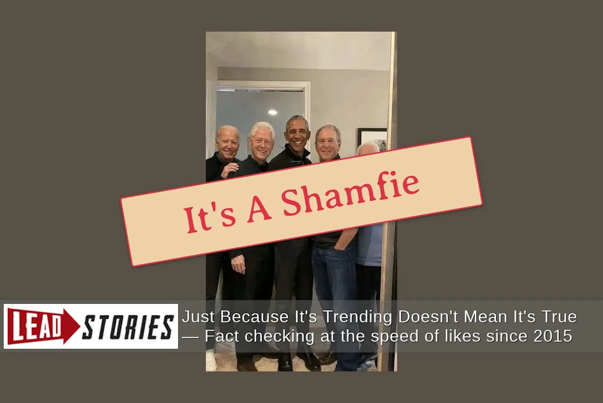 Fact Check: Viral 'Obama Selfie' With Four Former Presidents Is Fake — Likely AI-Generated