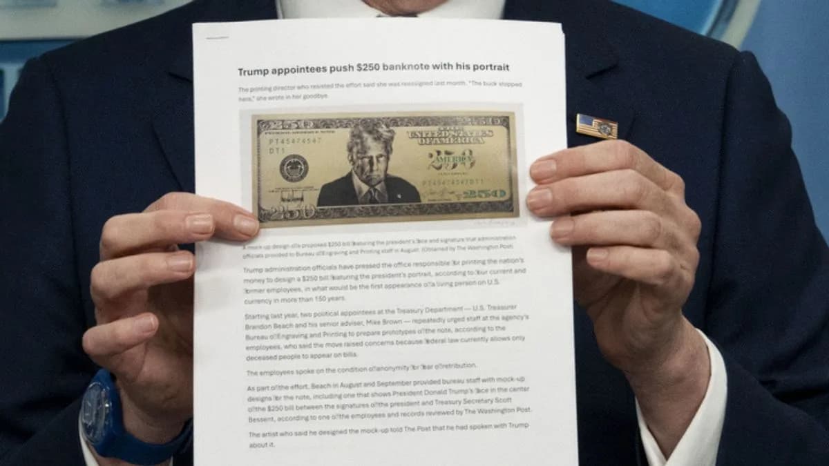 Was The BEP Director Reassigned For Opposing A $250 Bill With Trump’s Portrait? What We Know