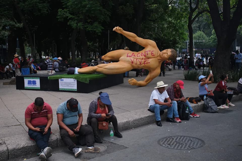 Protests Surge In Mexico City Ahead Of World Cup As Activists Demand Action