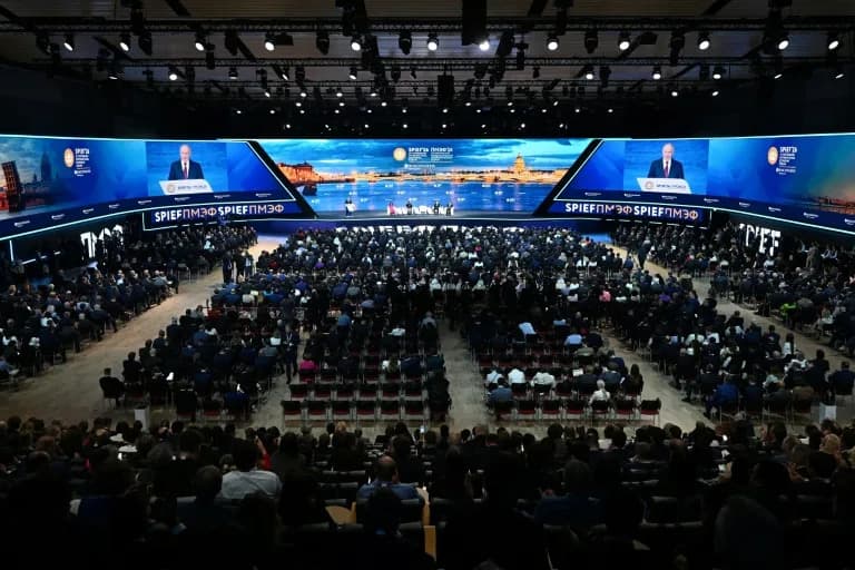 Hundreds Of Drones Strike Russia Near Saint Petersburg As Economic Forum Concludes