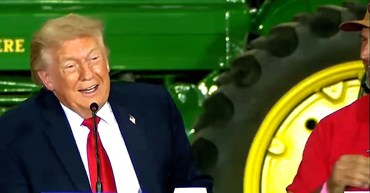 Trump Calls Attendee a “Hell of a Physical Specimen,” Jokes “I Thought I Was Big Until I Met You” at Wisconsin Roundtable