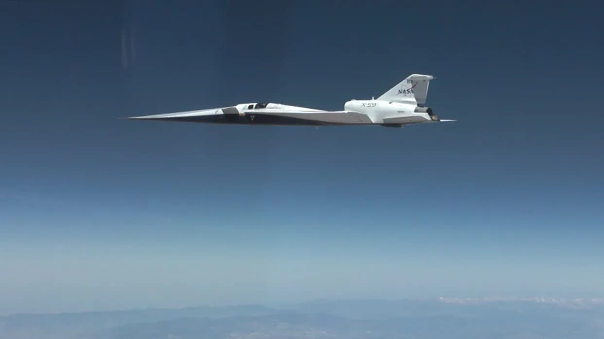 NASA’s X-59 Breaks the Sound Barrier — First Supersonic Flight Advances Quest for Quiet Supersonic Travel