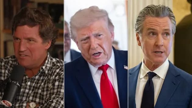 ‘He’s Very Charming’: Tucker Carlson Surprises With Praise For Gavin Newsom Amid Spat With Trump