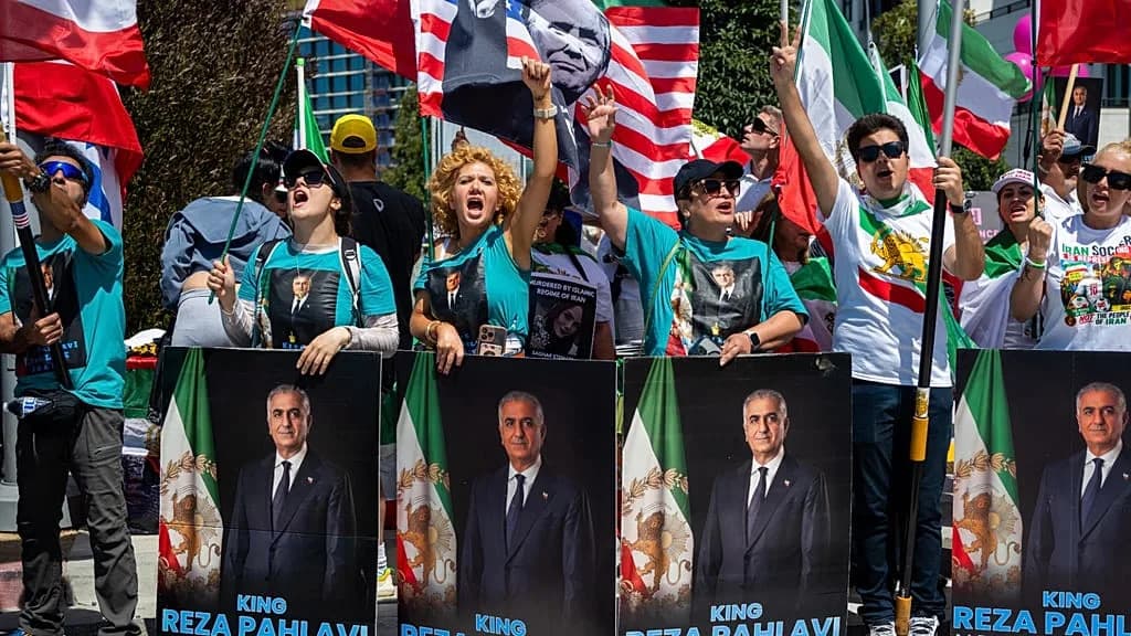 Iranians Rally Outside Los Angeles Stadium Ahead Of Iran vs New Zealand, Citing Human Rights Concerns And Flag Ban