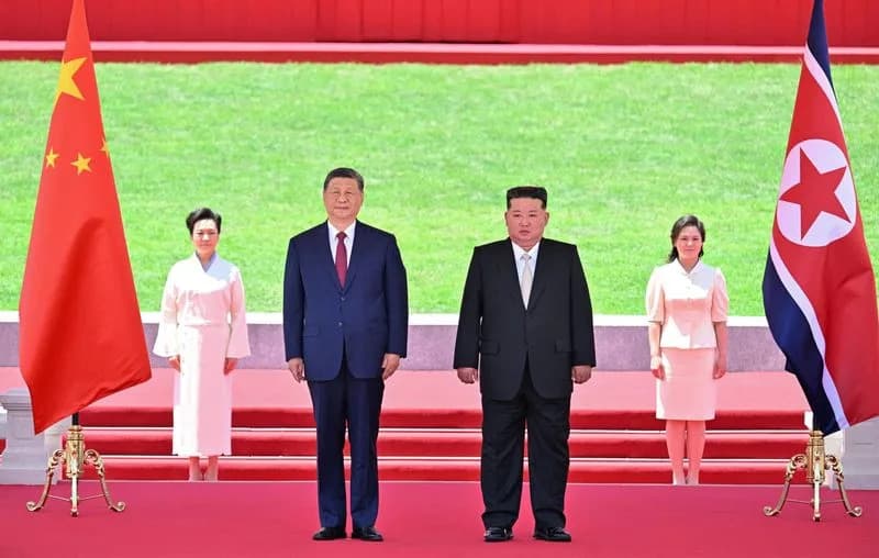 Kim and Xi Pledge Closer Political, Economic and Cultural Ties During Pyongyang Summit