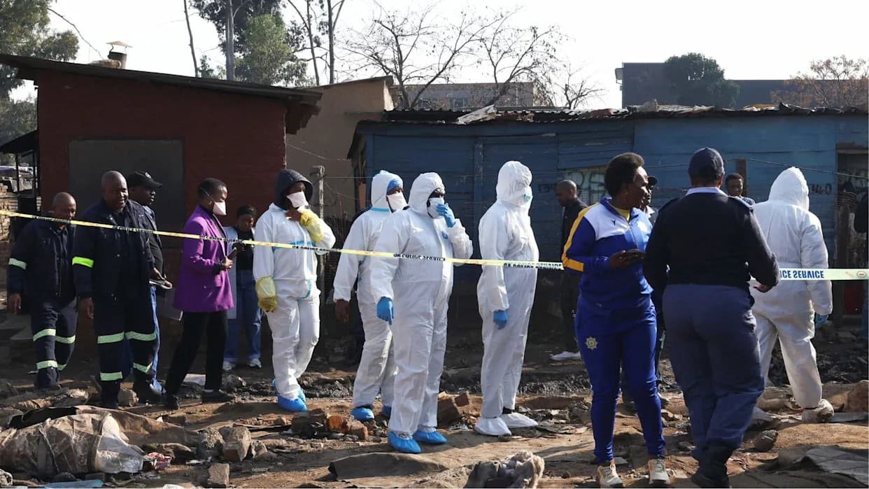 Manhunt Under Way After Mass Shooting Kills 12 in Johannesburg Informal Settlement