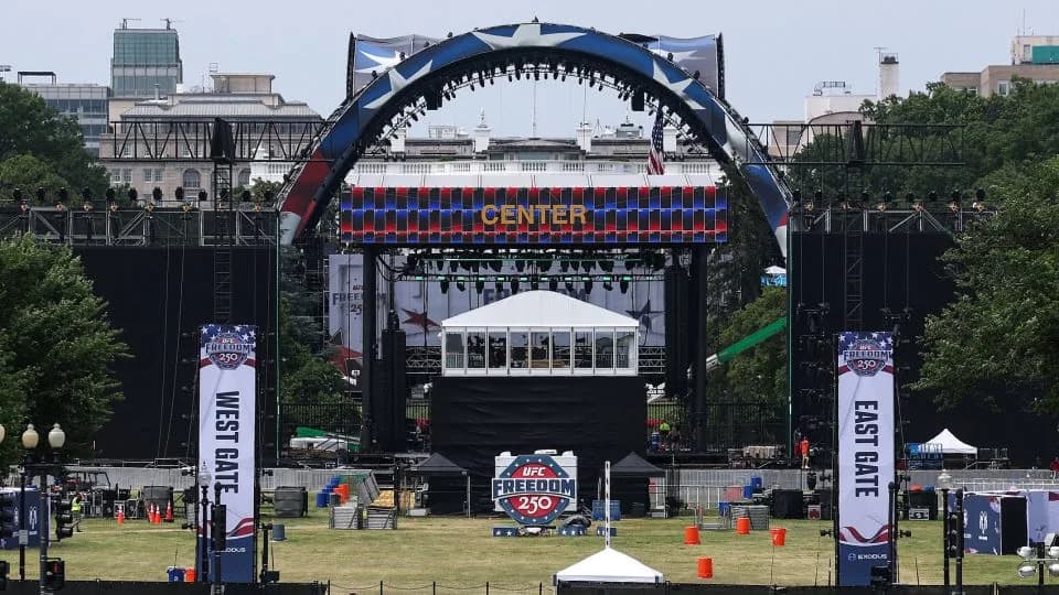 Inside the 'Highly Complex' $60M Logistics for Trump's White House UFC Event — 125,000 Expected, 494 Port‑a‑Potties