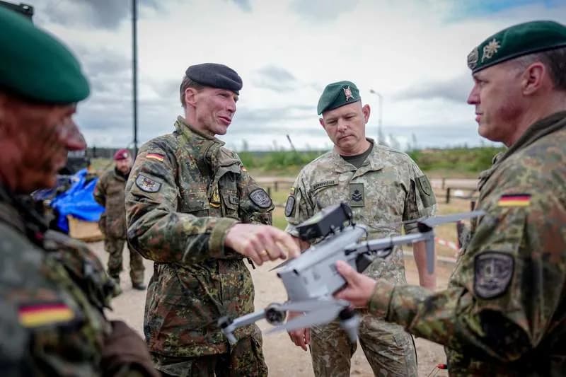 Germany Accelerates Drone, Unmanned Systems Deployment as 45th Armoured Brigade Joins NATO Drills
