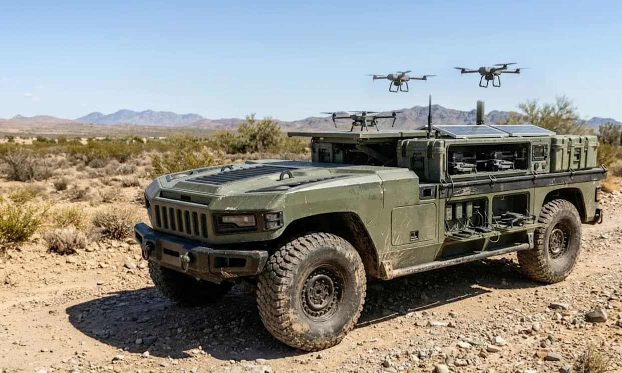 AM General To Showcase Unmanned Ground Vehicle And Upgraded JLTV A2 With Counter‑Drone Systems At Eurosatory
