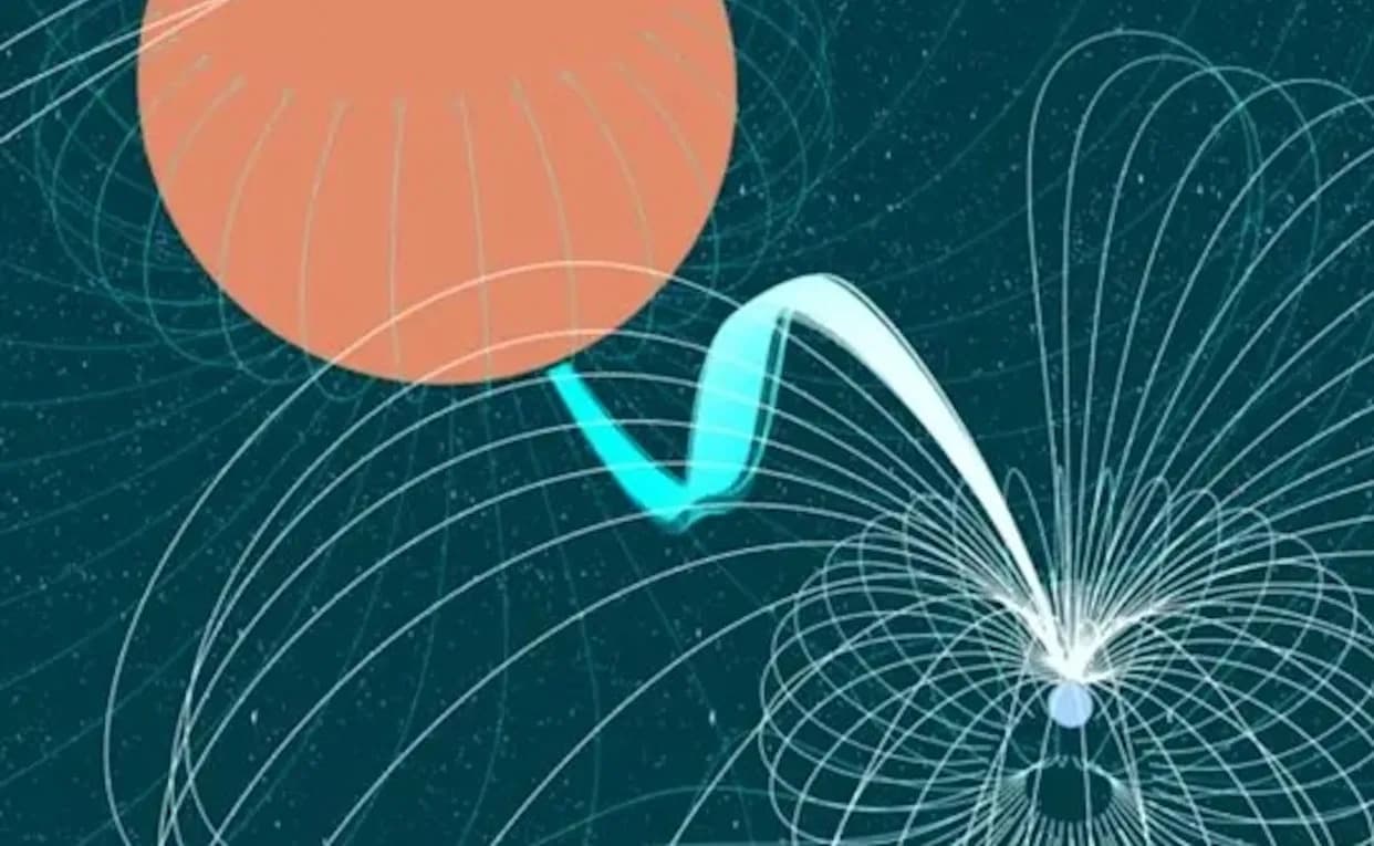 20-Year Radio Mystery Linked to Magnetic Collisions in a Two-Star System