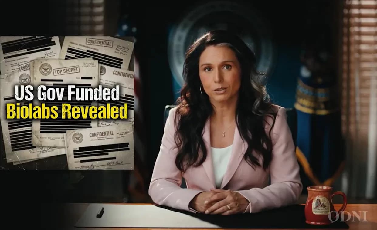 Tulsi Gabbard Sparks Outcry With 'Biolabs' Claims — Critics Say She Echoes Russian Propaganda