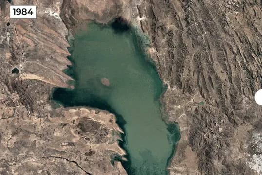 Satellite Images Reveal 10 Major Sites Where Freshwater Is Vanishing