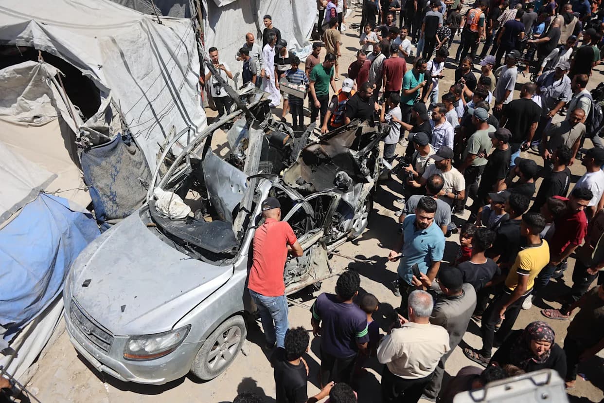 Drone Strike Near Abu Khadra Mosque Kills At Least Three in Gaza City