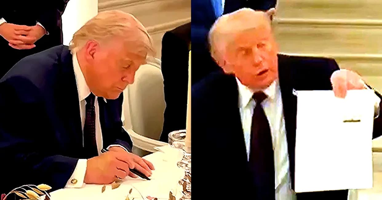 Trump Boasts 'How Well We Have Done' on Widely-Mocked Iran Memorandum, Slams Obama