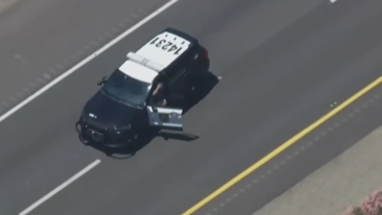Suspect Reaches Through Open Window, Steals Marked Police SUV — Triggers 40-Mile Highway 99 Chase