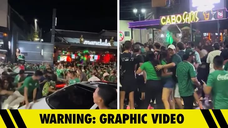 Car Plows Into Celebrating Fans in Cabo San Lucas After Mexico World Cup Win — 17 Injured, Driver Detained