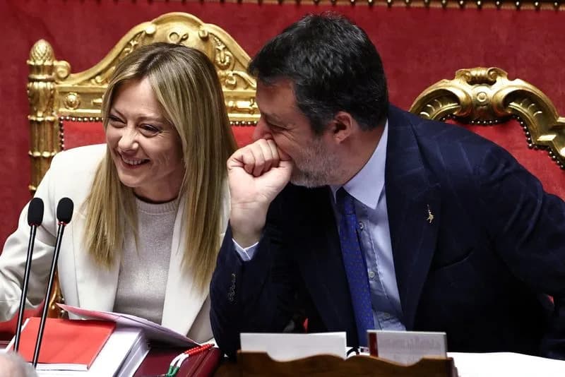 Salvini's Slide Threatens Meloni's Re-Election as League Slumps to 6%