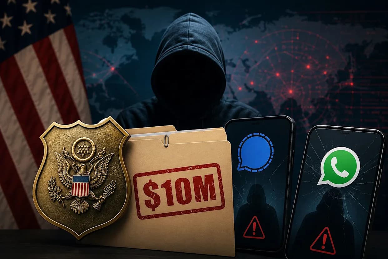 U.S. Offers Up to $10M for Tips After Russian Groups Hijack Signal and WhatsApp Accounts