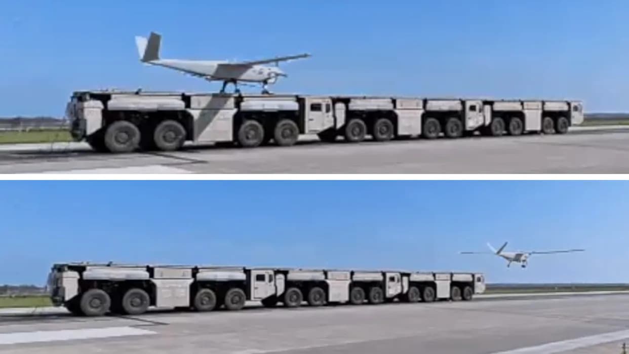 China’s Truck-Mounted Mobile EMALS Catapult Shows First Live Drone Launch