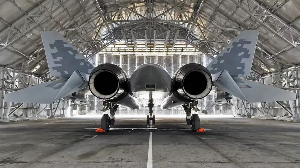 New Su-57 Photos Suggest Role Shift Toward Drone and Cruise-Missile Defense