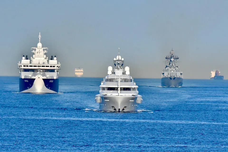 Putin-Linked £100m Superyacht 'Graceful' Flees Europe for Murmansk Under Heavy Naval Escort