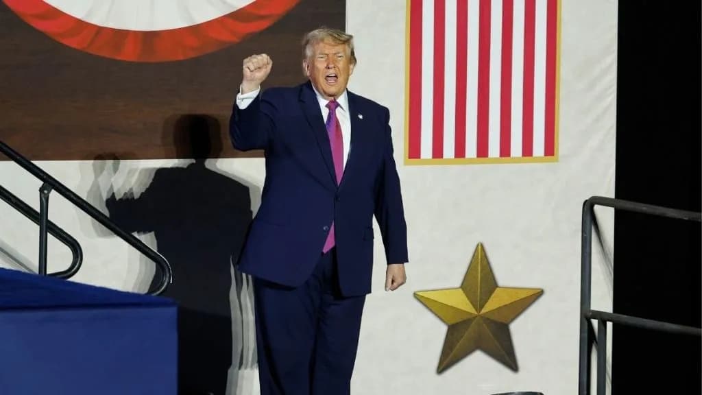 Trump Posts Gilded Mount Rushmore Video With His Likeness, Then Speaks At The Memorial
