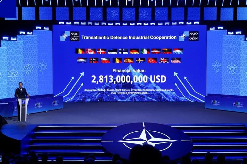 NATO Unveils Tens Of Billions In Arms Deals In Ankara Ahead Of Summit With Trump