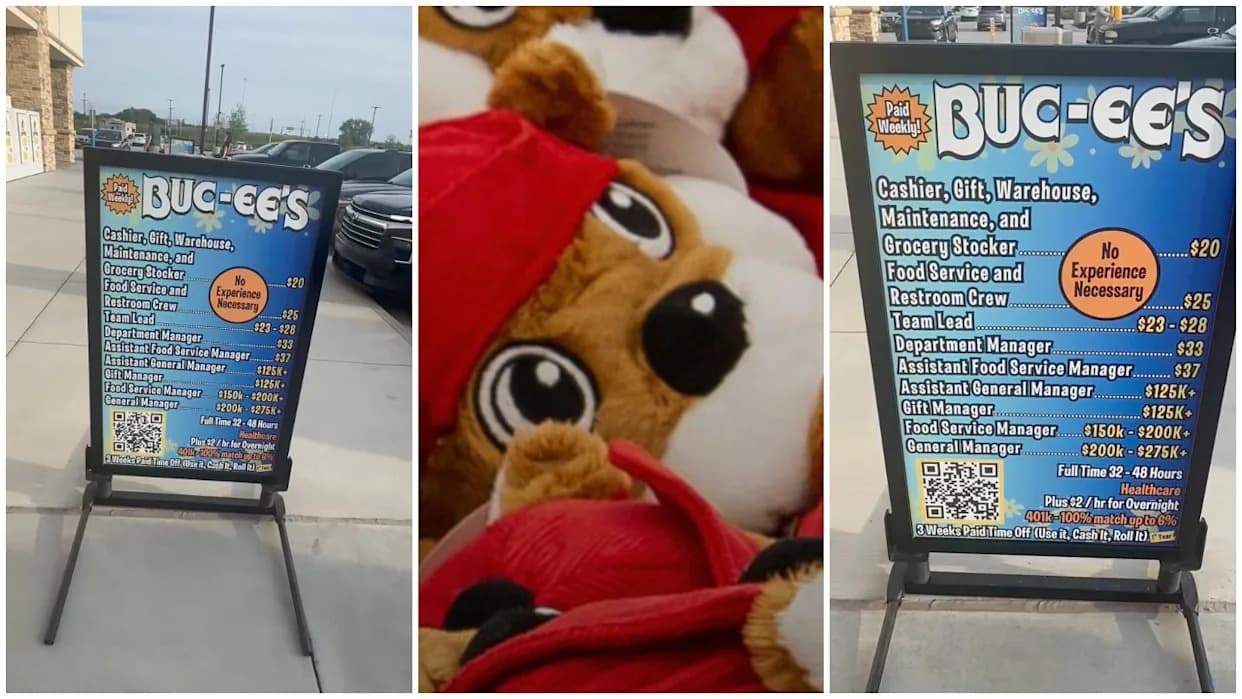 Viral Buc-ee’s Hiring Sign Says GMs Can Earn Up To $275K — ‘No Experience Necessary’