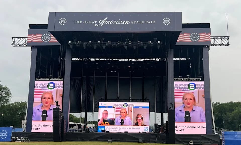 Meghan McCain’s Livestreamed Game Show Draws Few at Trump’s Great American State Fair