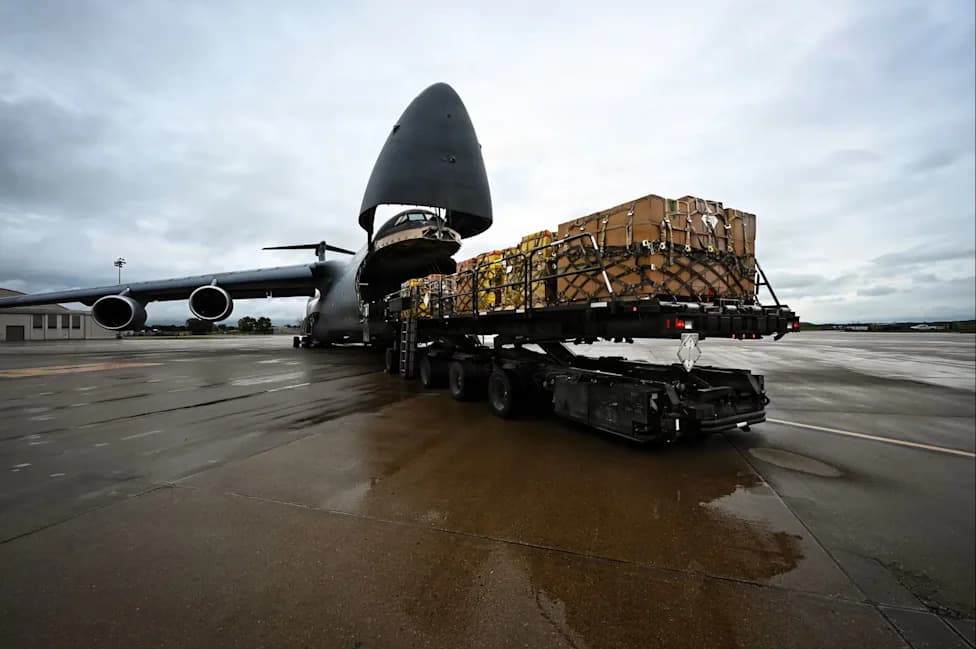 Air Force C-5M Super Galaxy Transports 50 Tons Of Seized Drugs Valued At $5 Billion For Destruction