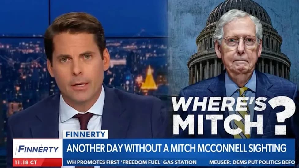 Where Is Mitch McConnell? Newsmax Hosts Slam GOP Transparency As 'Bulls–t' Amid Hospitalization