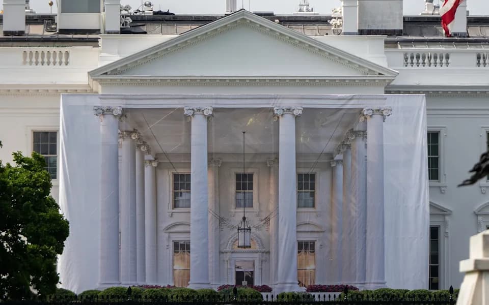 White House North Portico Closed for 'Security Enhancements' — Fencing, Helipad and Renovation Plans Spark Debate
