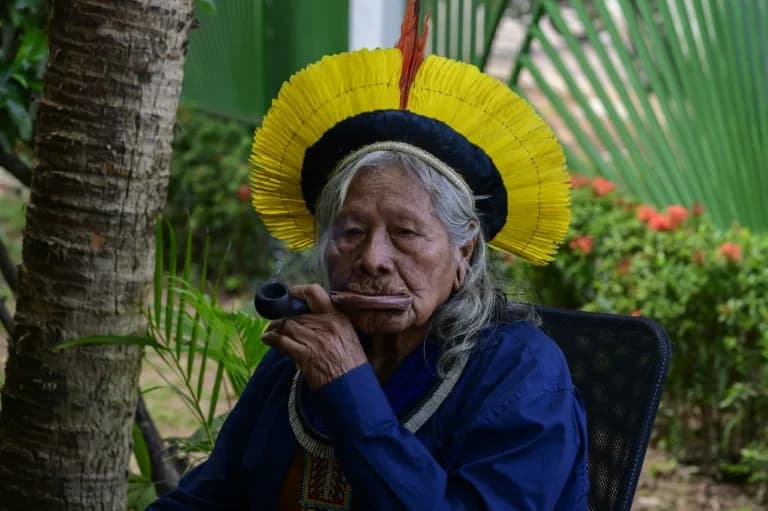 Amazon Defender Raoni Discharged After Month-Long Hospital Stay Following Intestinal Surgery