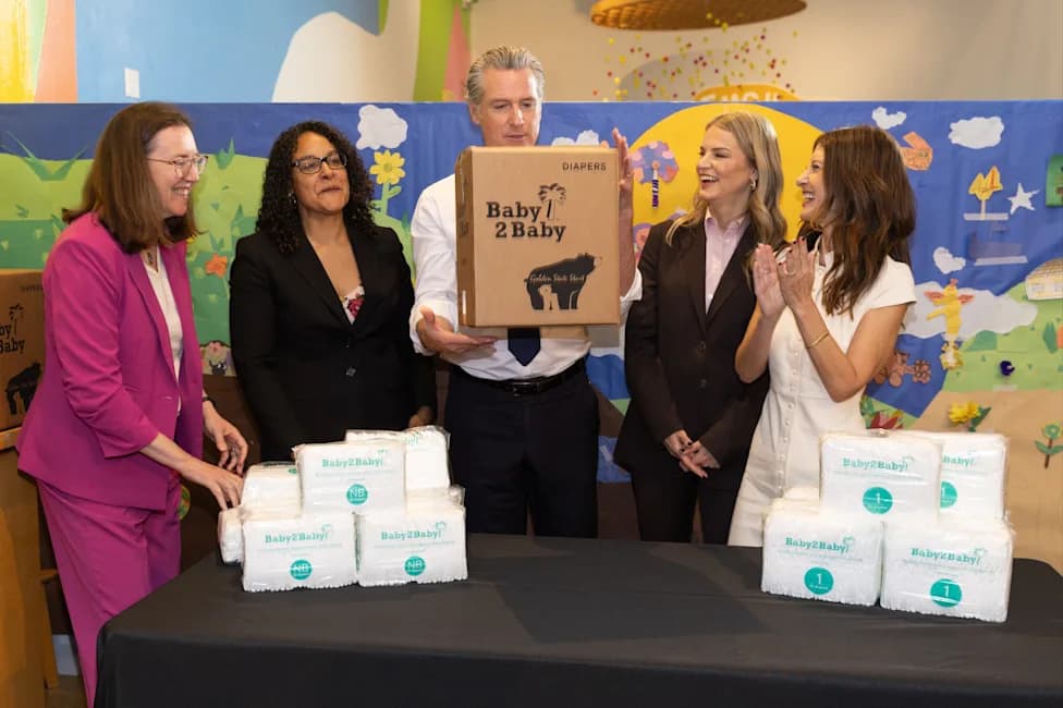 Gavin Newsom’s $6.2M Diaper Deal Raises Questions Over Competitive Bidding and Ties to First Partner