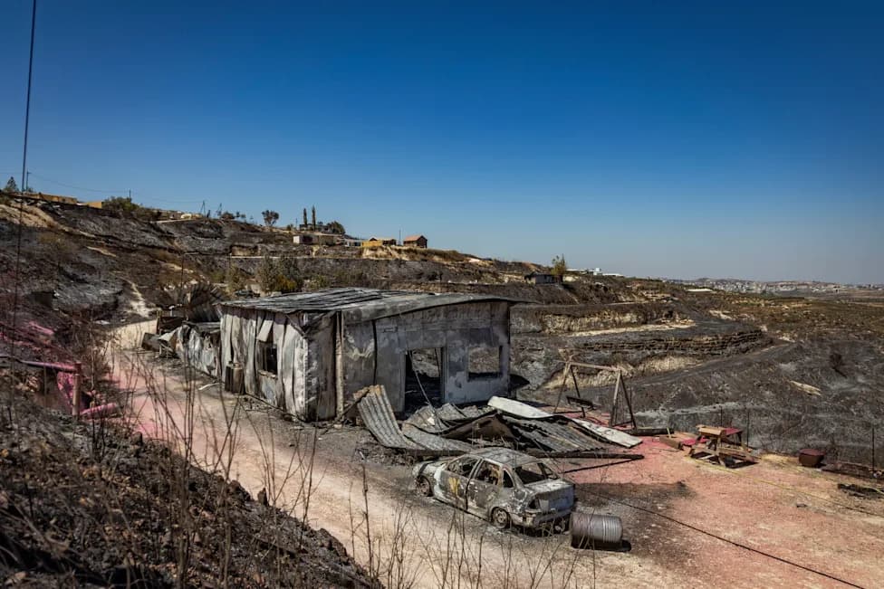 Two Arrested Suspected Of Igniting Devastating Gilad Farm Blaze In Samaria