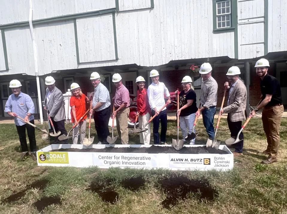 Rodale Institute Breaks Ground On Net‑Zero Center To Scale Regenerative Organic Farming